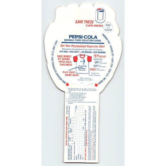 Pepsi-Cola Baseball Trading Card 1977 Jerry Reuss Pittsburgh Pirates MLB Trade - Picture 2 of 2